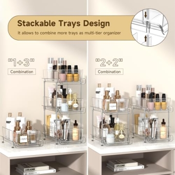 Shop HIHEGD 2 Tier Bathroom Storage Organizer for Clear Use