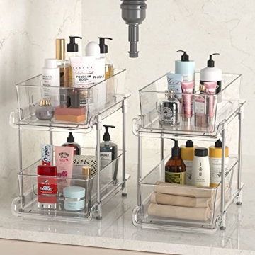Shop HIHEGD 2 Tier Bathroom Storage Organizer for Clear Use