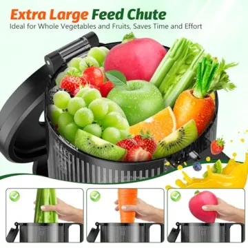 High Yield Cold Press Juicer with Easy Clean Design