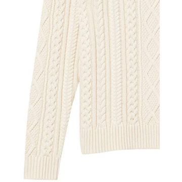 Stylish Amazon Essentials Fisherman Cable Crewneck Sweater