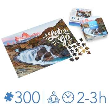 300 Piece Calm Jigsaw Puzzle for Relaxation and Stress Relief - Arroyo del Salto