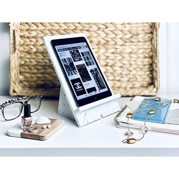 Marble Tablet Holder & Docking Station Gift for All