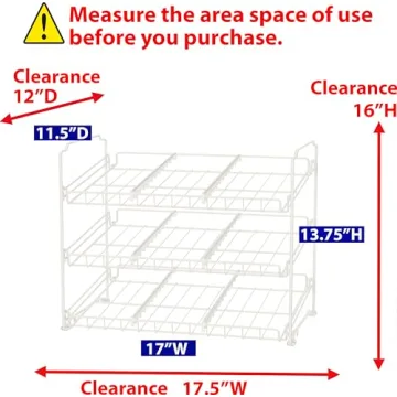 Stackable Can Rack Organizer for Pantry Space Saving