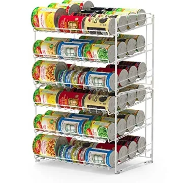 Stackable Can Rack Organizer for Pantry Space Saving
