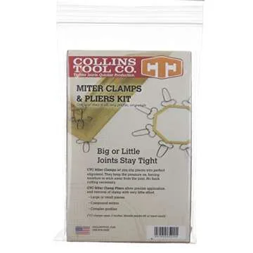 Collins Spring Loaded Pliers & Miter Clamps for Precision