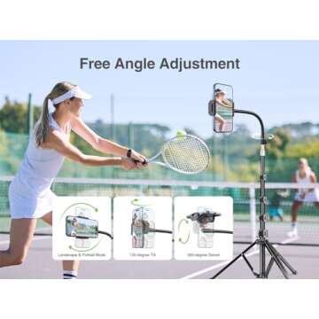 elitehood 80” Tall Phone Tripod for Smartphones