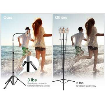 elitehood 80” Tall Phone Tripod for Smartphones