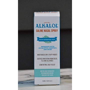 Alkalol Essential Oil Nasal Spray for Dry Nasal Relief