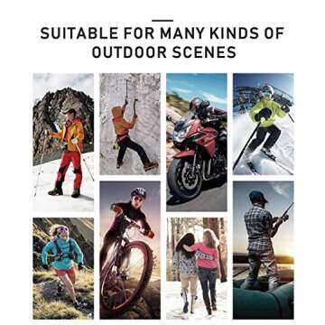 UHEREBUY Winter Thermal Neck Warmer/Neck Gaiter Face Scarf/Face Cover Winter Ski Mask - Cold Weather Balaclava (Gray*2)