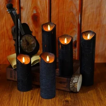 Nimiko Flameless Candles with Remote Control Set of 5