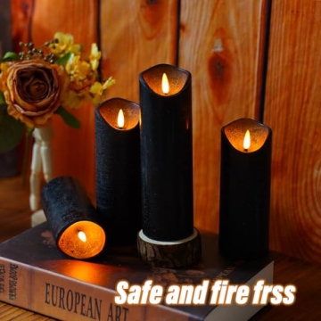 Nimiko Flameless Candles with Remote Control Set of 5