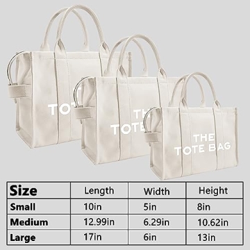 Spacious Canvas Tote Bag for Women | Stylish Handbag