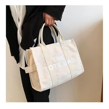 Spacious Canvas Tote Bag for Women | Stylish Handbag