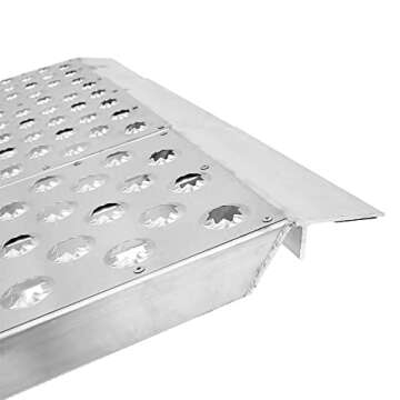 Rage Powersports Big Boy EZ Rizer MF3-14447-EZ Aluminum 12' Arched Folding Trike Ramp by Black Widow