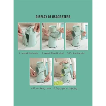 5-in-1 Rotary Cheese Grater by Le D'Affaires