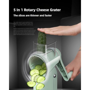 5-in-1 Rotary Cheese Grater by Le D'Affaires