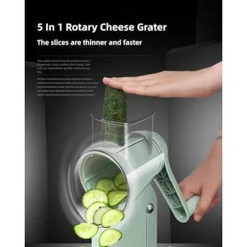 5-in-1 Rotary Cheese Grater by Le D'Affaires