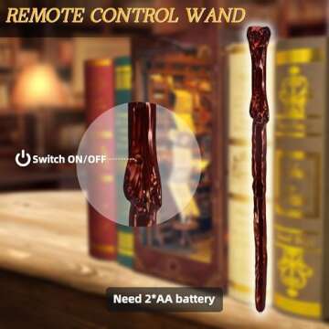 Enchanting DIY Book Nook Kit for All Ages - Hogwarts Theme