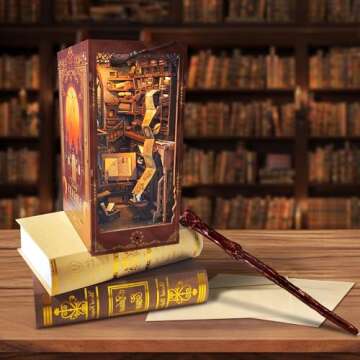 Enchanting DIY Book Nook Kit for All Ages - Hogwarts Theme