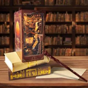 Enchanting DIY Book Nook Kit for All Ages - Hogwarts Theme