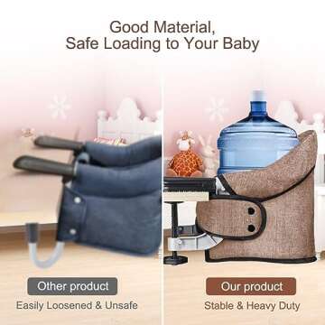 Toogel Portable Hook On High Chair For Easy Family Mealtimes