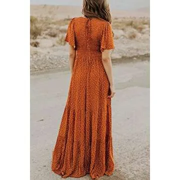 Kranda Floral Maxi Dress for Women - Elegant & Comfortable