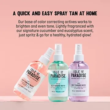 Isle of Paradise Self Tanning Water - Easy, Vegan Glow Spray