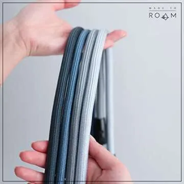 Made to ROAM Premium Everyday Leash - Ultra Soft Dog Leash with Aviation Aluminum Carabiner for Small, Medium, Large Dogs - Alaska Daybreak, 6ft (Rubber Coated Metal Clamps)