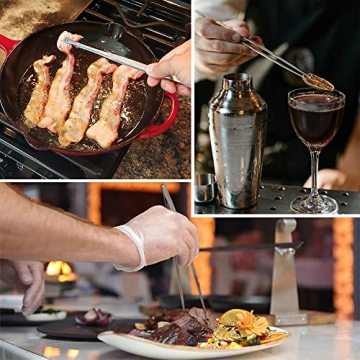 5 Pcs Kitchen Fine Tweezers Tongs Set for Precision Cooking