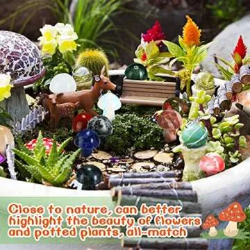 Nuanchu 20 Pcs Crystal Mushroom Sculpture Decor Hand Making Mini Mushroom Worry Stones Crystal Bulk Gemstone Quartz Polished Mushroom Decor for Witchcraft Holiday DIY Meditation Garden(Vivid Colors)