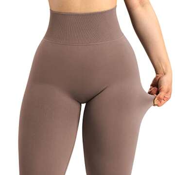 RUUHEE Butt Lifting Leggings for Women - High Waisted Tummy Control