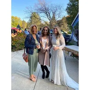 Vintage Long Sleeve Beach Wedding Dress for Brides 2023