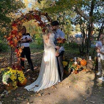 Women's Wedding Dresses Beach for Bride 2023 Vintage Long Sleeves Lace Bohemian Bridal Gown Champagne