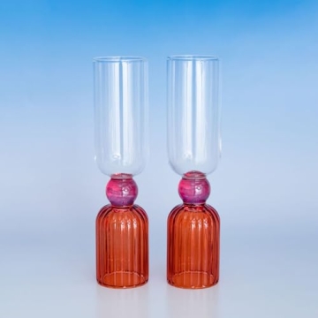 ban.do Cute Cocktail Glass Set for Bar Cart