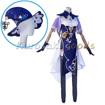 Genshin Impact Lisa Cosplay Costume for Adults