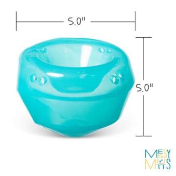 Messy Mutts Stuff’n Wobble Ball | 5” Fillable Dog Toy | Interactive Puzzle Ball for Dogs | Engaging Treat Dispensing Toy for Dogs
