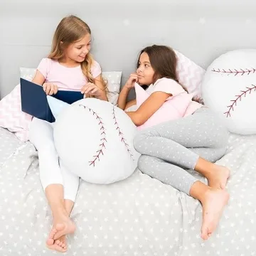 OurHonor Baseball Plush 18 Inch Soft Pillow for Kids