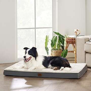 Bedsure Dog Beds Large Sized Dog - Extra-Large Orthopedic Waterproof Puppy Bed with Removable Washab...