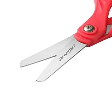 JARVISTAR 4 Pack Blunt Kids Scissors: 5.5” Small Safety Stainless Steel Blades with Cover for School Children Students Teachers Classroom Crafting