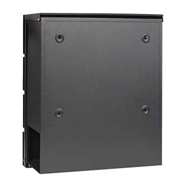 Lockable Outdoor Mailbox with Large Capacity and Keys