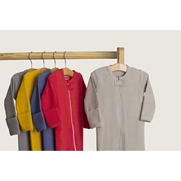 Bonamy Organic Cotton Baby Footed Sleepers for Comfort