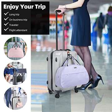 Exshoiu Luggage Hook Strap for Hands-Free Travel