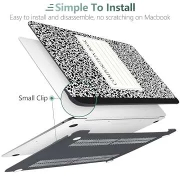 DONGKE MacBook Air Case with Keyboard Cover 2018-2021