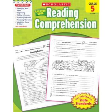Scholastic Success With Reading Comprehension: Grade 5 Workbook