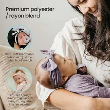 Stylish Copper Pearl Baby Bows for Newborns and Infants