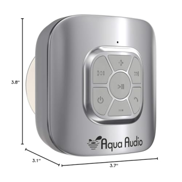 Waterproof Bluetooth Shower Speaker with 10H Playtime & Mic