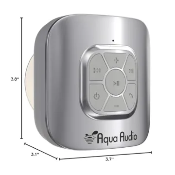 Waterproof Bluetooth Shower Speaker with 10H Playtime & Mic