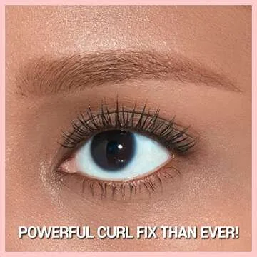 ETUDE Curl Fix Mascara #1 Black | A curl fix mascara that keeps fine eyelashes powerfully curled up for 24 hours by ETUDE's own Curl 24H Technology, Korean Makeup, Kbeauty, Perfect for Gift