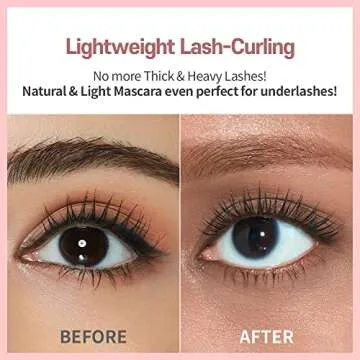 ETUDE Curl Fix Mascara #1 Black | A curl fix mascara that keeps fine eyelashes powerfully curled up for 24 hours by ETUDE's own Curl 24H Technology, Korean Makeup, Kbeauty, Perfect for Gift