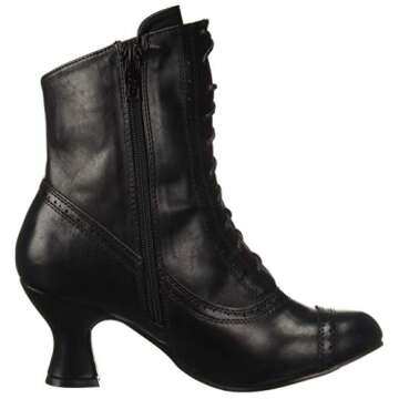 Victorian Steampunk Mid Calf Boot for Stylish Costumes
